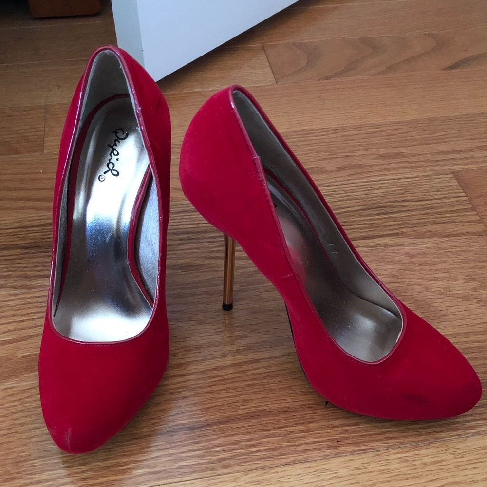 Red stiletto heels